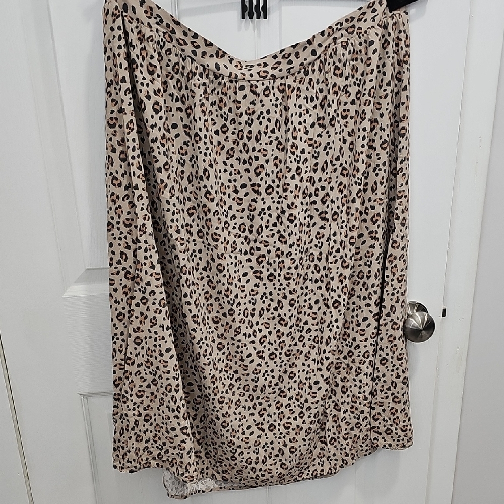Nine West Animal Print Pencil Skirt